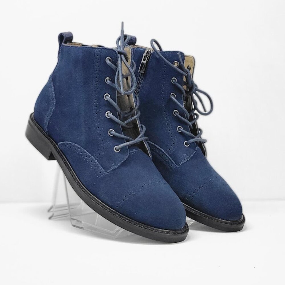 NYDJ eileen Lace Up Booties Sz 8 NEW